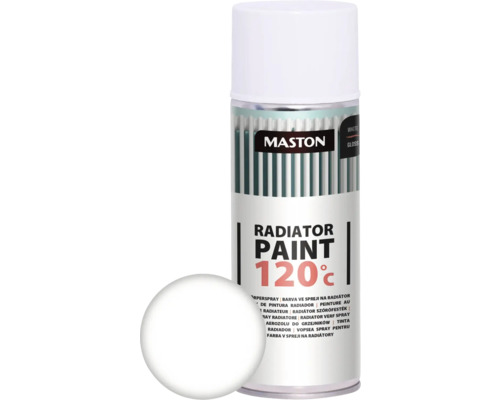 Spray pour radiateur Maston brillant blanc 400 ml Spray pour radiateur Maston brillant blanc 400 ml
