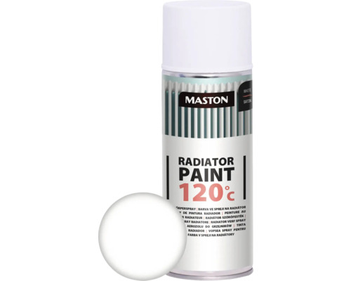 Spray pour radiateur Maston satin blanc 400 ml