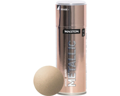 Peinture en bombe aérosol Maston metallic bronze 400 ml-0