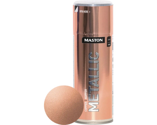 Peinture en bombe aérosol Maston metallic cuivre 400 ml Peinture en bombe aérosol Maston metallic cuivre 400 ml