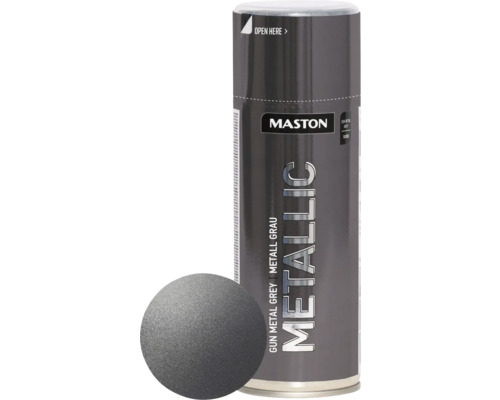 Peinture en bombe aérosol Maston metallic gris 400 ml Peinture en bombe aérosol Maston metallic gris 400 ml