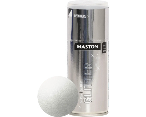 Spray effet scintillant Maston argent 150 ml