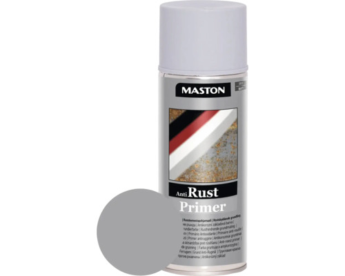 Peinture aérosol Maston sous-couche antirouille gris 400 ml Peinture aérosol Maston sous-couche antirouille gris 400 ml