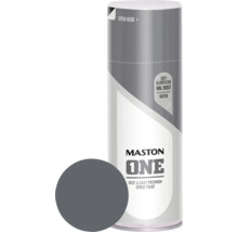 Peinture aérosol Maston ONE! mate satinée RAL 9007 aluminium gris 400 ml