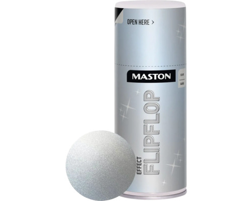 Laque à pulvériser effet FlipFlop ultra-brillante argent 150 ml Laque à pulvériser effet FlipFlop ultra-brillante argent 150 ml