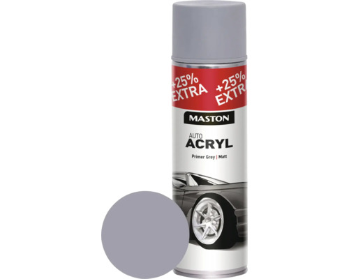 Spray d'apprêt Auto Maston gris 500 ml