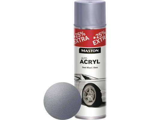 Spray de protection pour métaux AutoACRYL Maston argent 500 ml