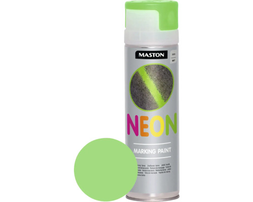 Sprühlack Maston NEON Markierungsspray grün 500 ml Sprühdose Neon Markierungsfarbe