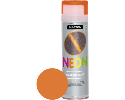 Sprühlack Maston NEON Markierungsspray orange 500 ml-0