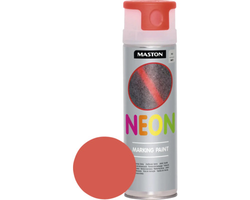 Sprühlack Maston NEON Markierungsspray rot 500 ml-0