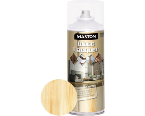 Vernis pour bois Maston satin brillant incolore 400 ml