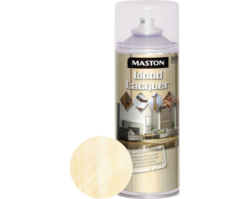 Vernis pour bois Maston haute brillance incolore 400 ml Vernis pour bois Maston haute brillance incolore 400 ml