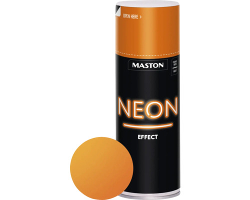 Laque à pulvériser NEON Maston orange 400 ml