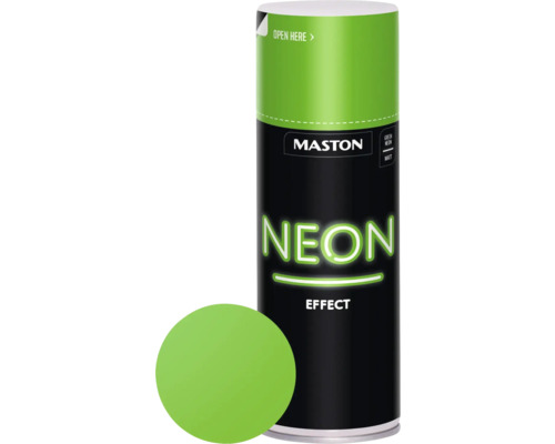 Laque à pulvériser NEON Maston vert 400 ml