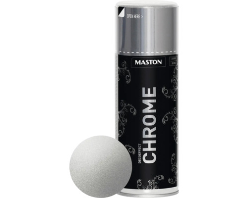Laque à pulvériser effet décoration Maston chrome 400 ml Laque à pulvériser effet décoration Maston chrome 400 ml