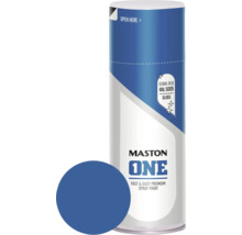 Peinture aérosol Maston ONE! brillante RAL 5005 bleu de sécurité 400 ml