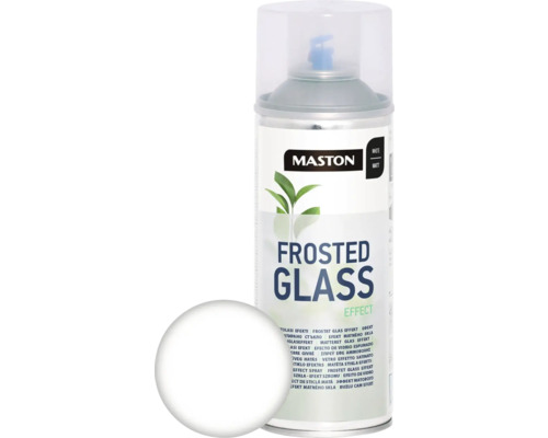 Peinture aérosol Spraypaint Frosted glass effect transparent 400 ml Bombe aérosol Maston pour effet verre dépoli