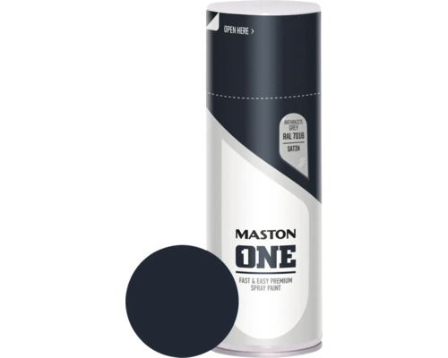 Peinture aérosol Maston ONE! mate satinée RAL 7016 gris anthracite 400 ml