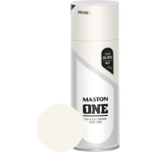 Peinture aérosol Maston ONE - mat RAL 9001 blanc crème 400 ml-thumb-0