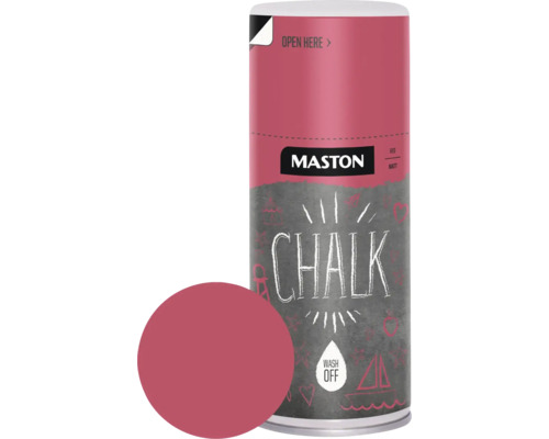 Peinture aérosol craie Chalk red 150 ml