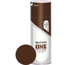 Peinture aérosol Maston ONE! brillante RAL 8011 brun noisette 400 ml
