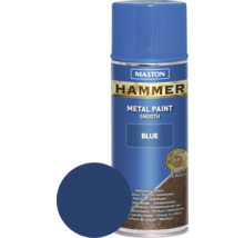 Spray de protection pour métaux Maston Hammer lisse bleu 400 ml-thumb-0