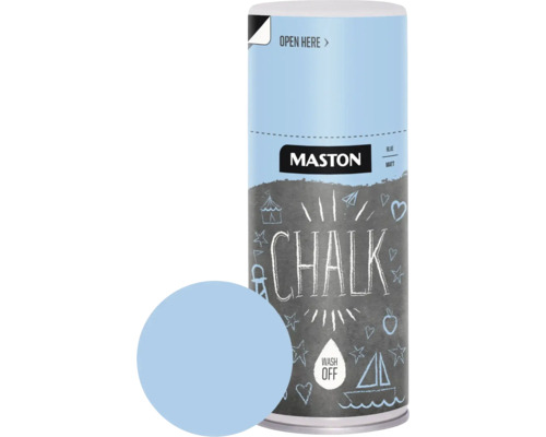 Peinture aérosol craie Chalk blue 150 ml