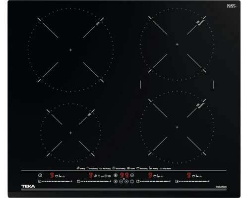 Induktionskochfeld Rahmenlos TEKA 60 x 51 mm 4 Kochzonen IZC64630BKMST