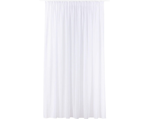Rideau avec galon fronceur Sand blanc 260 x 300 cm Rideau blanc à plis fronceurs