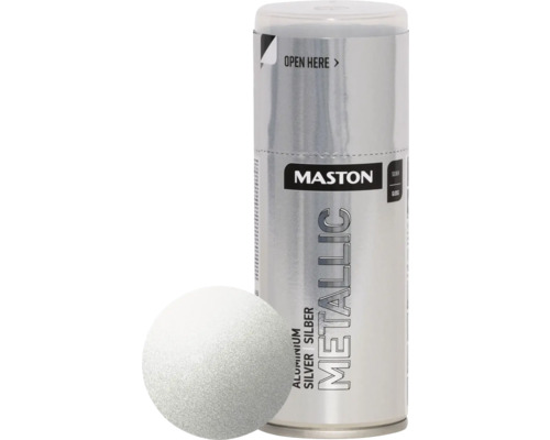 Peinture en bombe aérosol Maston metallic argent 150 ml Peinture en bombe aérosol Maston metallic argent 150 ml