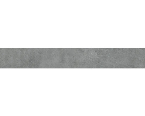 Plinthe MIRAVA Manhattan anthracite 8,5 x 60 cm mat Carreau gris aspect ciment