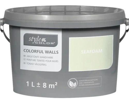 Peinture mur et plafond StyleColor COLORFUL WALLS seafoam 1 l