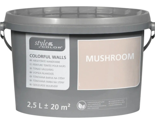 Peinture mur et plafond StyleColor COLORFUL WALLS mushroom 2,5 l-0