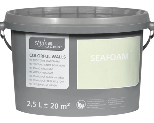 Peinture mur et plafond StyleColor COLORFUL WALLS seafoam 2,5 l