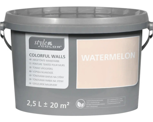 Peinture mur et plafond StyleColor COLORFUL WALLS watermelon 2,5 l