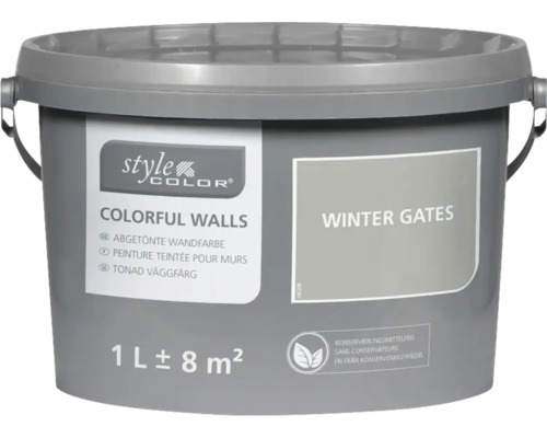 Peinture mur et plafond StyleColor COLORFUL WALLS winter gates 1 l