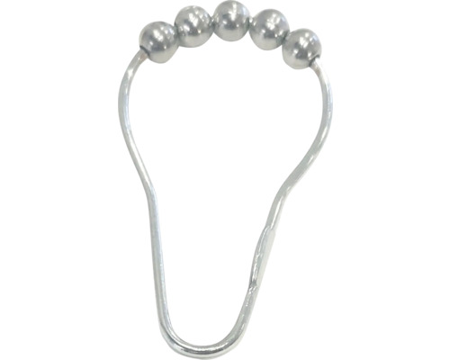 Anneau de rideau de douche spirella chrome 12 pièces Anneau de rideau de douche spirella chrome 12 pièces