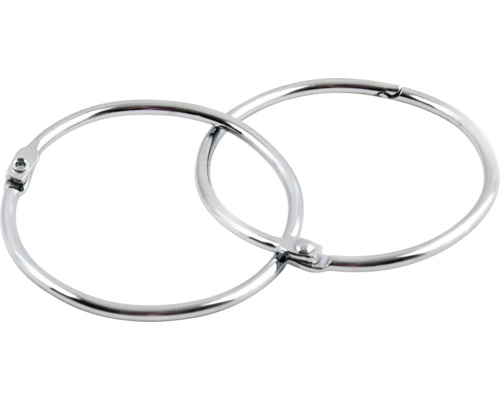 Anneau de rideau de douche spirella chrome 12 pièces Anneau de rideau de douche spirella chrome 12 pièces
