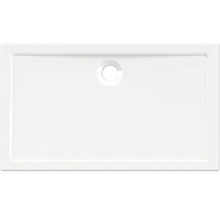 Receveur de douche rectangulaire avec drain