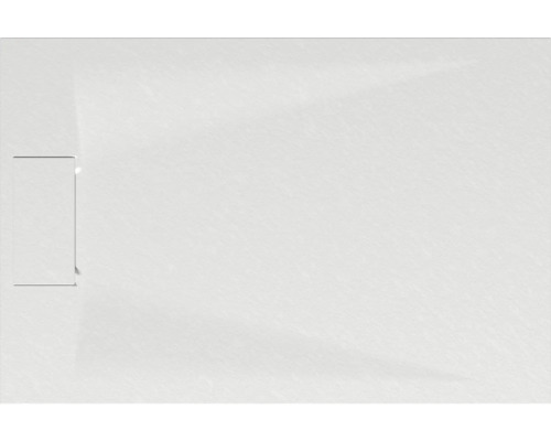 Receveur de douche SCHULTE DWM-Tec 80 x 120 x 3.2 cm blanc structuré mat D2018012 70