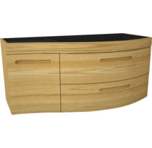 Holzunterschrank mit Schubladen und Ablagefläche