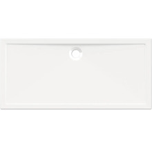 Receveur de douche rectangulaire en acrylique avec écoulement