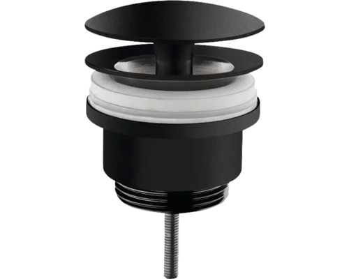 Schaftventil VitrA für Waschtisch ohne Überlauf 1 1/4" schwarz matt A4514836WTC Waschbeckenstöpsel aus Metall