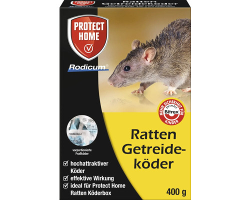 Protect Home Ratten Getreideköder 400 Gramm Packung