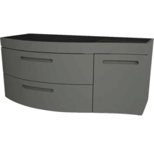 Waschbeckenunterschrank mit zwei Schubladen und einer Tür
