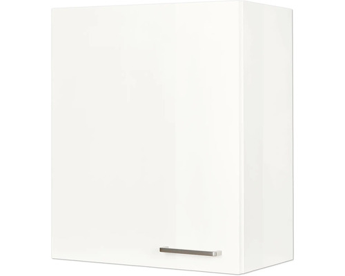 NOBILIA Hängeschrank Modern BxTxH 60 x 35 x 72 cm alpinweiss hochglanz vormontiert Anschlag links 4004539041318