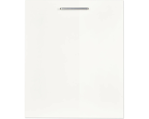 Façade pour lave-vaisselle encastré NOBILIA Modern 45 x 58 x 87 cm façade blanc à haute brillance corps blanc monté