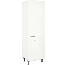 Hochschrank mit zwei Türen und Griffen
