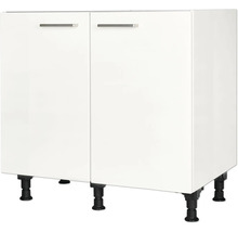 Unterschrank mit zwei Türen und Griffen