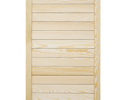 Porte profilée pin fermé 199,5x59,4x2cm
